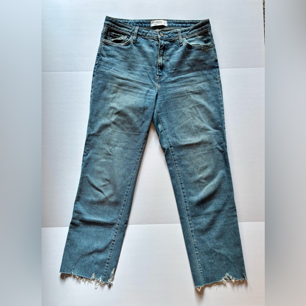 Roaming Wild Medium Wash High-Waisted Straight-Leg Jeans